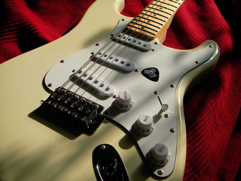 stratocaster guitarra de rock