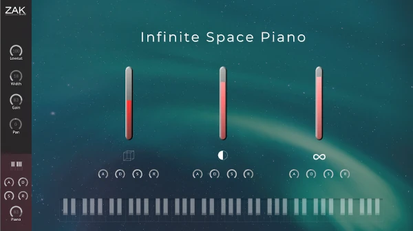 infinite space piano
