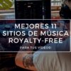sitios de música royalty free