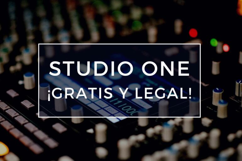 obtener el studio one gratis y legal
