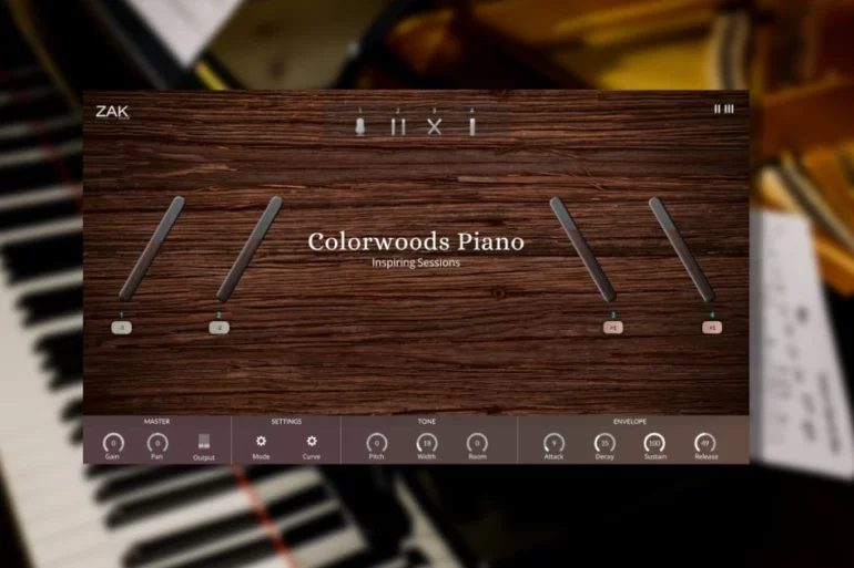 zak sound lanza el plugin colorwoods piano